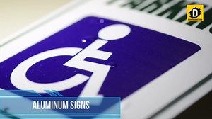 2 PC Handicap Reserved Parking Signs, 8x12 Reflective Aluminum Disabled Parking Sign, UV Protect, Easy Install