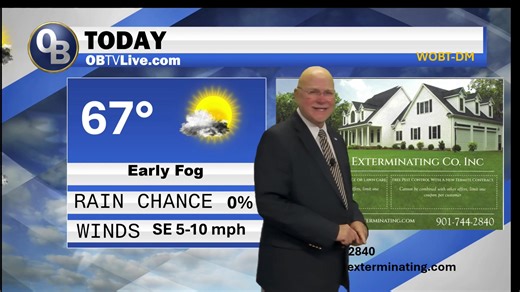 Quick Look at Today's Forecast Holliday Exterminating Co. Inc. | Meteorologist Sam Rikard
