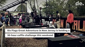30-Hour Coffin Challenge at Six Flags