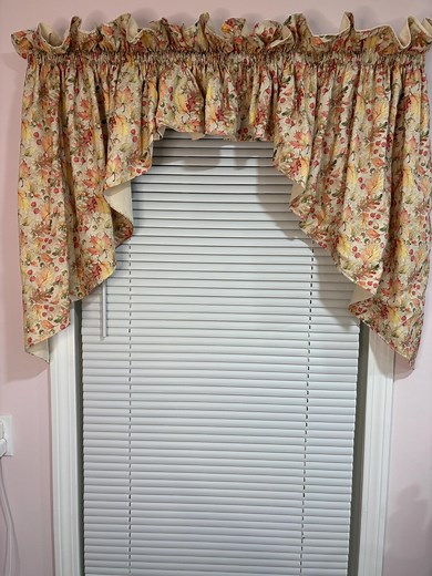 Golden Leaves Swag and Valance Autumn Window Treatment for Home Decor - Etsy