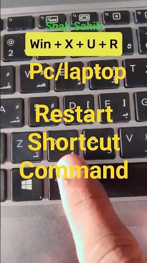 how to restart your pc or laptop. #computer #laptop #mstricks