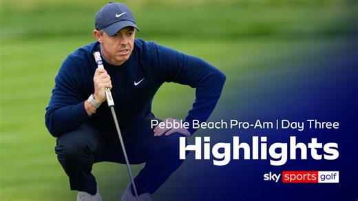 Golf: Pebble Beach Pro-Am | Day Three highlights