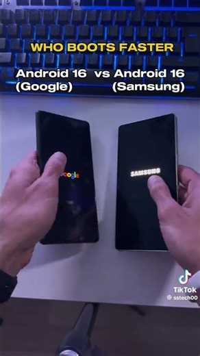 Android 16 Google vs Samsung Boot Animations!!