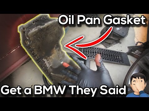 How To Replace Your 328i Oil Pan Gasket Or Any N52 (EASY)