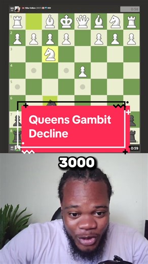 Queens Gambit Declined - #chess #chesscom #chesstips | Chess