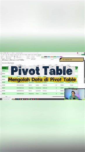 Pivot Table | Mengolah Data di Pivot Table#BelajarExcel #pivottable #dataanalytics