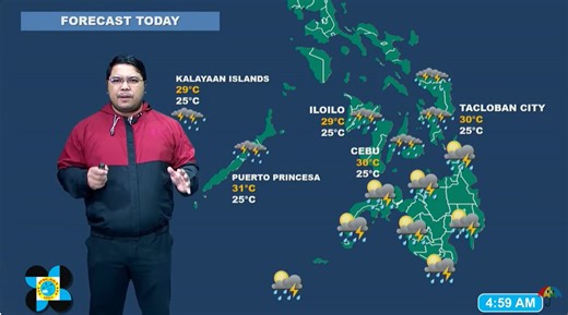 🌤️☁️Weather Update as of 🕔 5:00 AM, Sunday, September 14, 2025 🎥: DOST-PAGASA #WeatherUpdate #weatherforecast #WeatherUpdateToday #ManilaStandard 🔗 For the latest weather updates, visit: manilastandard.net | Manila Standard