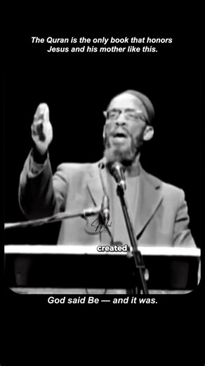 Sheik Khalid Yasin, the Quran is the only book that came after Jesus Christ. which mentioned the mother of Jesus, his birth, his miracles and his message! | Islam, the true way to salvation