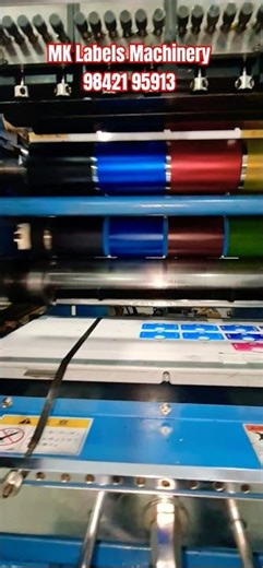 japan make Different Technology semirotary label printing machine. #mklabelsmachinery