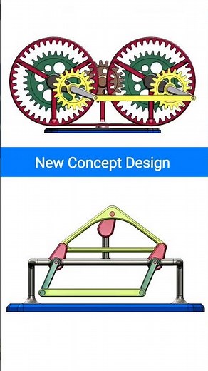 New Concept Design Mechanism | Innovative 3D Engineering Model