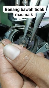 Tutorial Benang bawah tidak mau naik, Mesin jahit singer/butterfly #tutorial #tips #edukasi #fyp | Muhammad Tohir