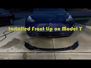 Unleashing the Aggressive Style: Installing the Tesla Model Y Front Lip