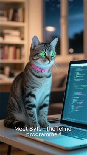 The Cat That Codes – Meet Byte the AI Kitty!
