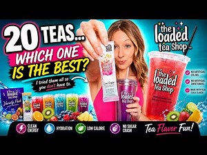 Are these loaded teas actually good? RAPID FIRE TASTE TEST!