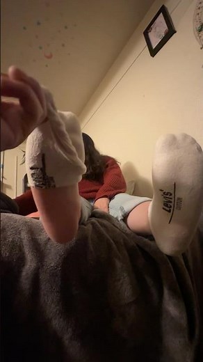 Taking off my girlfriend’s socks