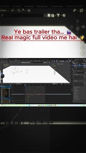 “Keyframing in Blender 😳 Easy Animation Trick!”#blender #shortvideo #vfx #editwithsubhash