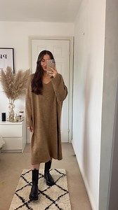 2.3K views · 9 comments | The Monica Dress is going to keep you extra cosy all winter long- featuring a flattering maxi length, v neckline and all over knitted material   Monica https://bit.ly/3niok0H | IKRUSH | Facebook