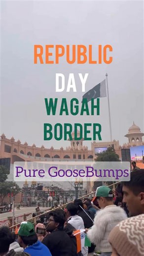 Kartikknows on Instagram: "Hindustan Jindabad ! 🇮🇳 #waghaborder🇮🇳 #atari #border #bsf #patriotism {Republic Day, Atari Border, Wagha Border, BSF, Border Security Force, Army, Flag Retreat Ceremony, Jai Hind}"