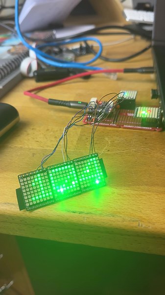 8x8matrix display #esp32