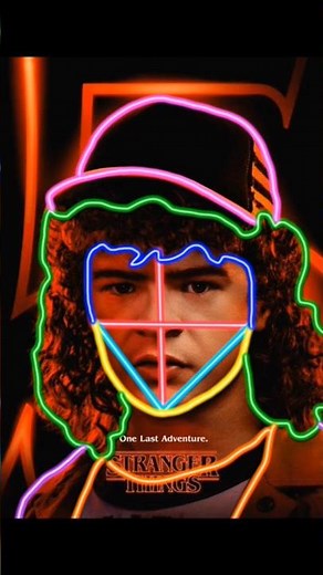 How to draw Dustin from Stranger things 5 🌎❤️ #viralvideo #shorts #dustin