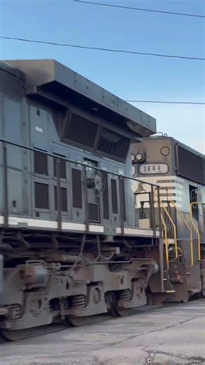 NS SD70ACC 1844 Leads a Very Short Intermodal Train #trainspotting #railfan #train