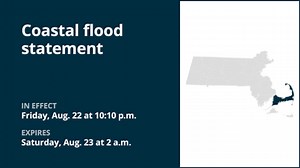 Update: Coastal flood statement for Barnstable County until 2 a.m. Saturday