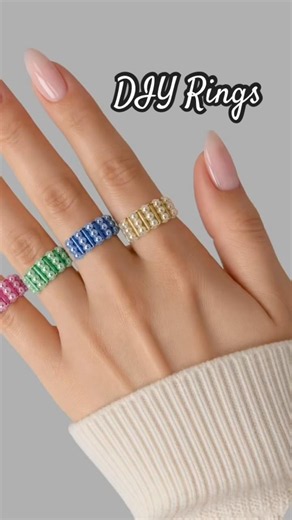 DIY rings. DIY bracelet #bracelet #ring