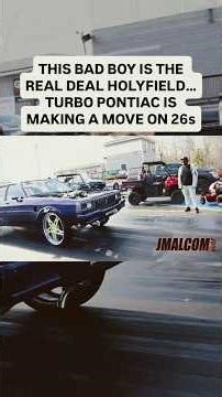 1000+ ho turbo Pontiac on 26 inch rims is a pure monster