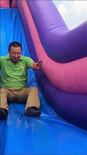 Rush forward, this slide is so fun #waterslide #awesome #inflatableslide #inflatable #slide