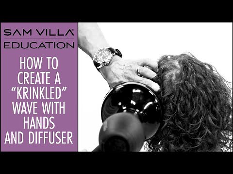 How to Use a Diffuser and Fingers to Create a Krinkled Wave