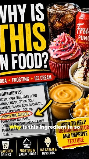 Why is propylene glycol in food?