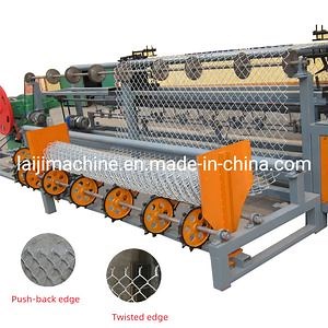 [Hot Item] Full Automatic Single Wire Diamond Mesh Making Machine Chain Link Fence Making Machine