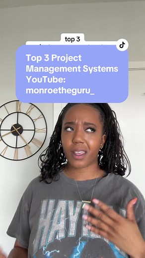 I’ve tried many #softwares , these are my top 3. 👩🏽‍💻Go to my YT channel (monroetheguru_) to find out why #projectmanagementsoftware #projectmanagementtools #projectmanagertiktok #mondaydotcom #asana #notion #clickup #monday