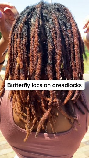 Butterfly Locs Hairstyles on Dreadlocks Tutorial