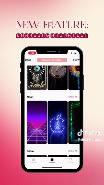 Themify App: LINK IN BIO 💗 #homescreenideas #lockscreenideas #charginganimation #tutorial #howto