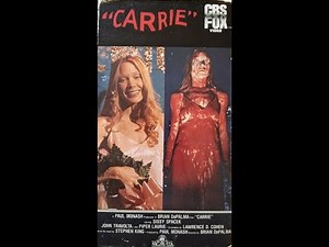 Opening And Closing To Carrie (1976) (1984) (CBS/FOX Video) (VHS)