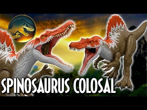 OFFICIAL: MATTEL'S JURASSIC WORLD COLOSAL SPINOSAURUS