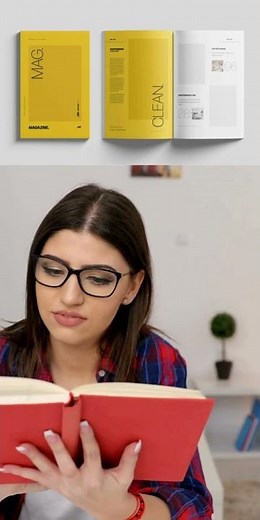 Free 11×17 Magazine Mockup Simple