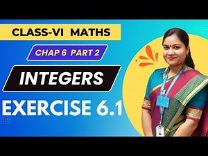 Integers NCERT Class 6 Math Chapter 6 /Pt2/ Class 6 Maths Chapter 6 Exercise 6.1 / Mint Talk India