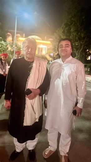 Sri Shivam on Instagram: "Honoured to be part of the Asmita Awards where we felicitated the legendary maestro, Amjad Khan ji. What made the evening truly special was not just the award ceremony — but a personal conversation we shared. He warmly asked, “How have you been?” — and that simple question carried depth, presence, and grace. He graciously invited me to his next program. Though my schedule may not allow me to attend, the gesture itself meant a lot. Some moments are not about stage lights