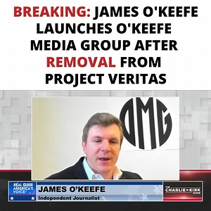 BREAKING: James O'Keefe Launches New Media Group After Removal From Project Veritas | Charlie Kirk
