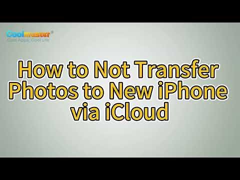 How to Not Transfer Photos to New iPhone