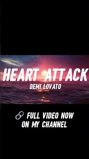 Demi lovato - Heart attack #lyrics #song#demilovato#heartattack