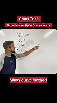 🧠 Cracking inequalities with the Wavy Curve Method! #MathTricks #inequalities #jeemains