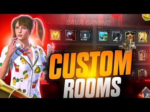 CUSTOMS ROOMS😱PUBG MOBILE LIVE STREAM