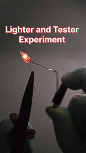 Lighter and Tester Experiment 💡Piezo Electric Power #diy #shorts #experiment