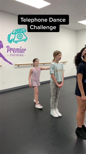 Had our try at the telephone dance challenge last night!!💜 #fyp #dance #dancestudio #telephonedancechallenge