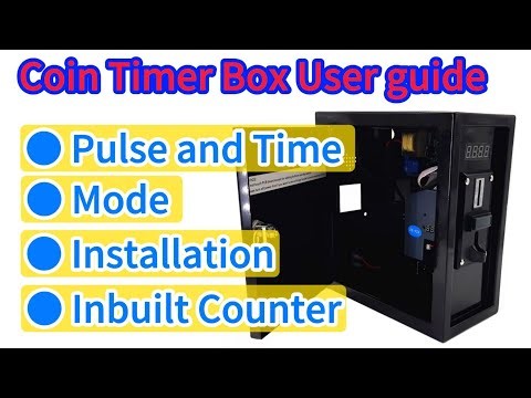 JY168 Coin Operated Timer Box User Guide Time Control Box for Power Supply