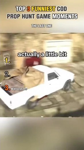 Top 3 Funniest COD Prop Hunt Game Moments