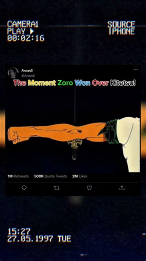 TheMomentZoroWon Over Kitetsu!#anime #shotsfeed #zoro #onepiece #foryou #viral #shortvideo